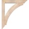 Ekena Millwork Thorton Traditional Smooth Bracket w/ Offset Brace, Douglas Fir, 5 1/2"W x 30"D x 34"H BKT0604X30X34THR01SDF - alternate 4